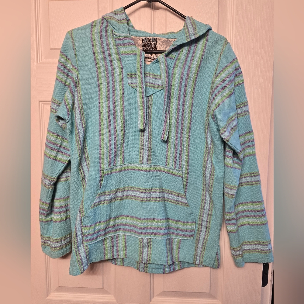 Sendra Aqua and Lavender Hoodie